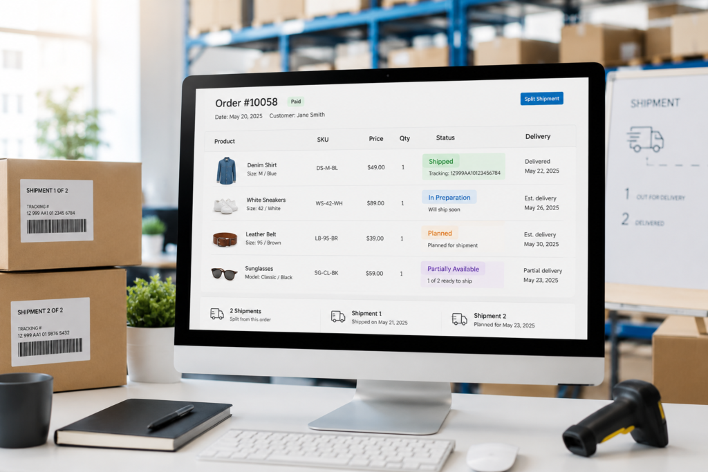 Osobny status produktu w zamówieniu PrestaShop
